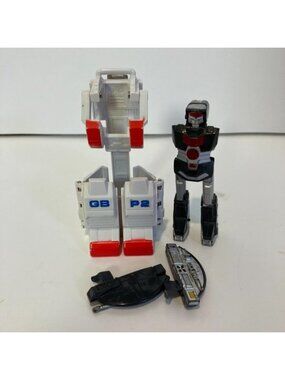 Bandai Gobots MR-29 Pathfinder Machine Robo 1983 UFO Damaged With Power Suit